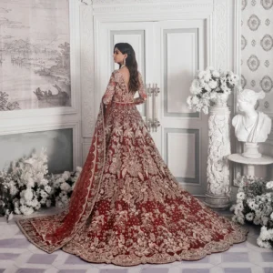 Maroon Bridal Maxi